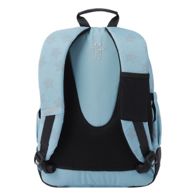 MOCHILA ESCOLAR AZUL Y ESTRELLAS - MORRA