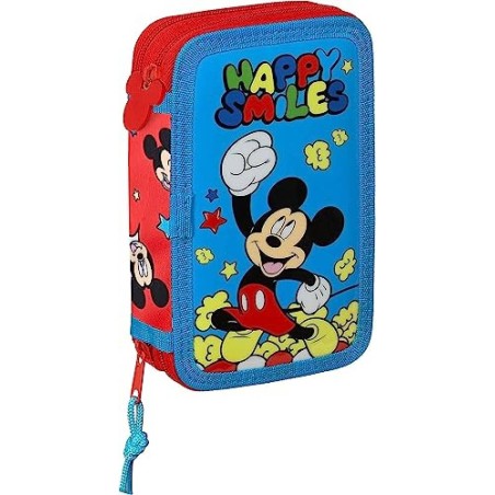 PLUMIER DOBLE PQÑO 28 PCS MICKEY MOUSE H