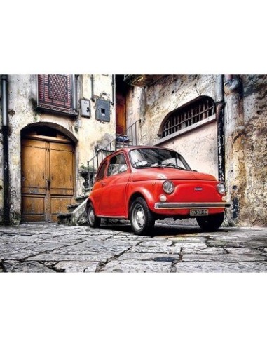 PUZZLE ITALIAN STYLE FIAT 500 ROJO - 500
