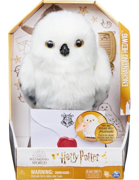 PELUCHE LECHUZA INTERAC. HEDWIG HARRY PO
