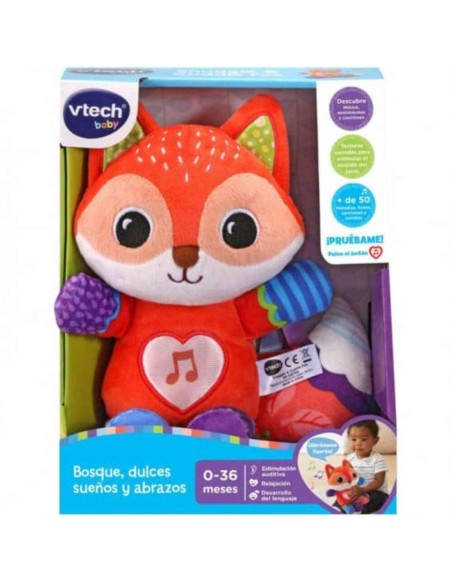 PELUCHE ZORRO BOSQUE DULCES SUEÑOS Y ABR