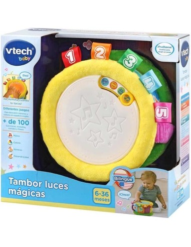 Tambor luces mágicas (bilingüe)
