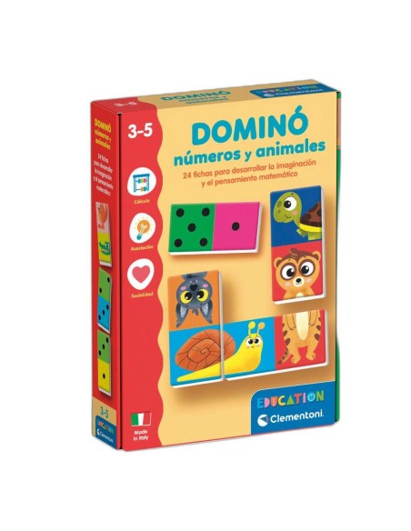 Domino de numeros y animales