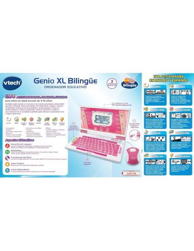 Ordenador educativo VTech Genio XL Bilin