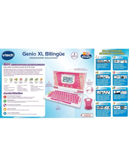 Ordenador educativo VTech Genio XL Bilin