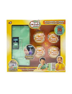 Mini World Set Nevera Con 4 Capsulas