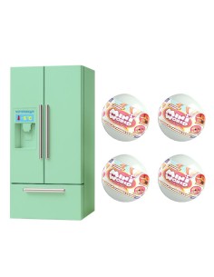 Mini World Set Nevera Con 4 Capsulas 2