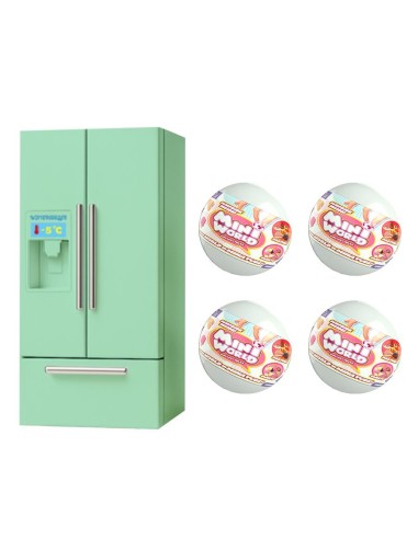 Mini World Set Nevera Con 4 Capsulas