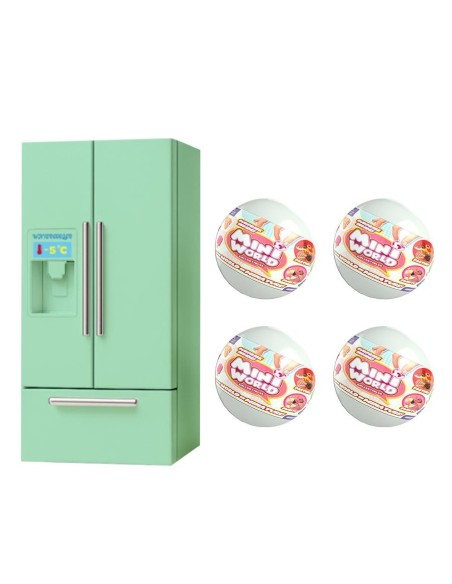 Mini World Set Nevera Con 4 Capsulas