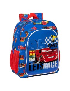 mochila junior adapt.carro cars "race re