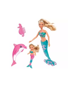 Steffi Love sirena con Evi y amigos