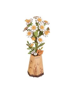 Robotime Maqueta Flor Manzanilla Madera 