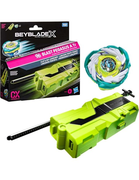 Beyblade X - Set De Lanzador Portátil