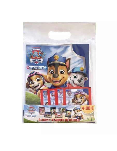 Megapack (álbum + 4 sobres) Paw Patrol 1
