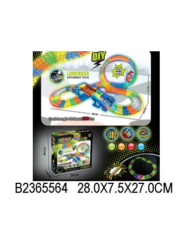 Circuito Flexible Luminoso con Coche 121