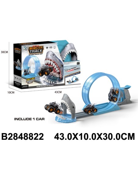Pista Tiburon Lanza Coches con Loop