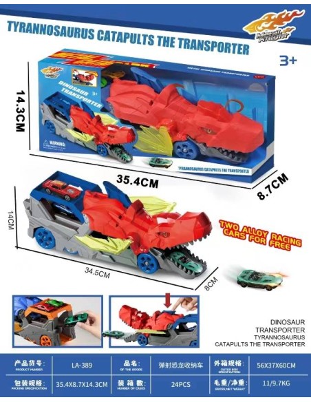 Lanzacoches Dinosaurio