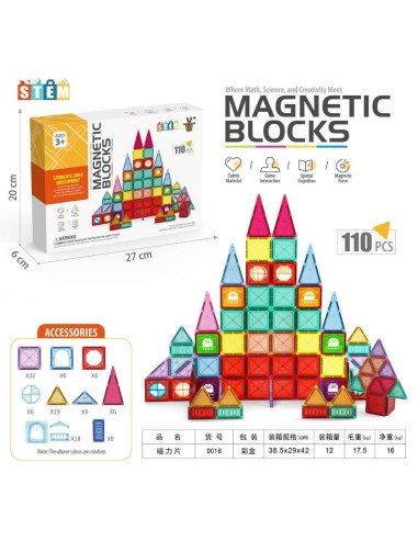 Juego Geometrico 110 Piezas