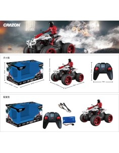 Rc Quad Crazon Humo Grande 1/14