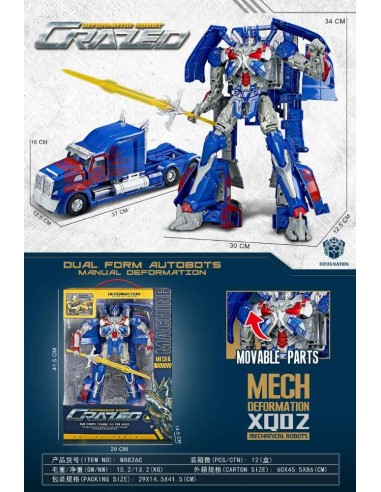 Transformer Crazer Azul