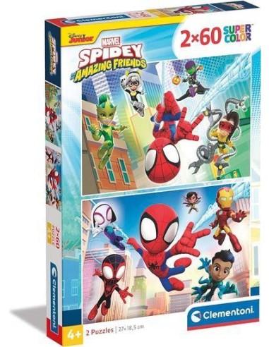 Puzzles 2X60 Spidey Amazing Friends