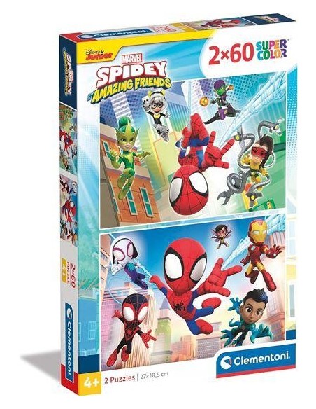 Puzzles 2X60 Spidey Amazing Friends