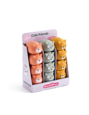 Monedero Silicona Animales Cute Back2Fu