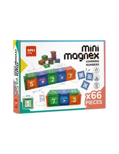 Mini Magnex Números magnetico 66 pzas