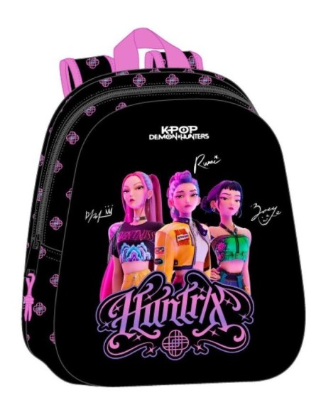 MOCHILA 3D K-POP Demon Hunters - NEGRA