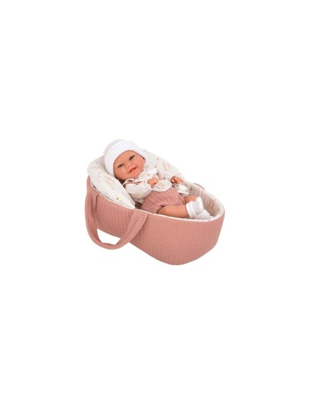 Elegance 33 Cm Babyto Rosa C/Capazo (Cue