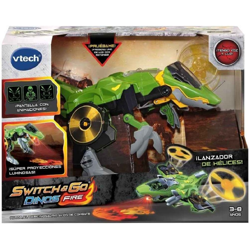 SWITCH & GO DINOS ROTOR, TERICINOSAURIO 