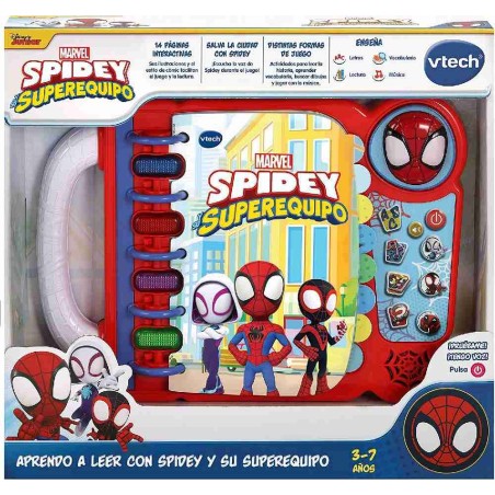 APRENDO A LEER CON SPIDEY Y SU SUPEREQUI