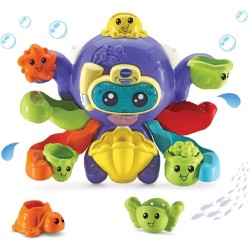 Pulpo bebé Juega en el baño 2