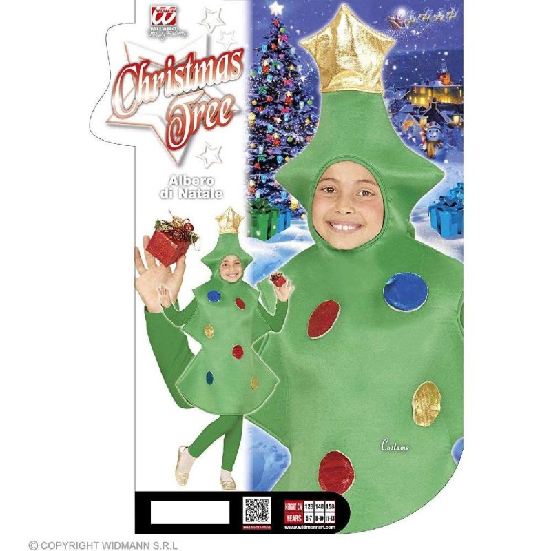 DISFRAZ ARBOL NAVIDAD 3-4 / 4-5 AÑOS (TA