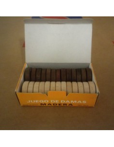 JUEGO DE DAMAS MADERA