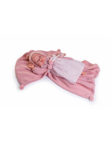 MUÑECA RECIÉN NACIDA CON FALDÓN