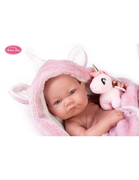 MUÑECA RECIÉN NACIDA NICA UNICORNIO