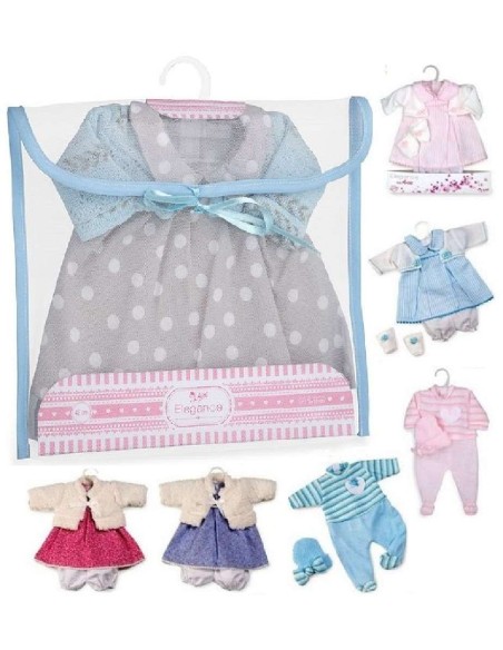 Vestido elegance 42 cm (surtido 6 modelo