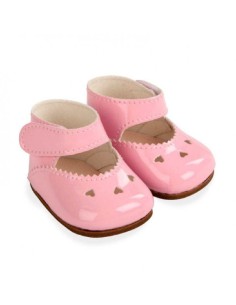 ZAPATOS ROSASPARA MUÑECOS DE 45CM