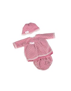 ROPA REBORN 45 CM PLUMETI ROSA