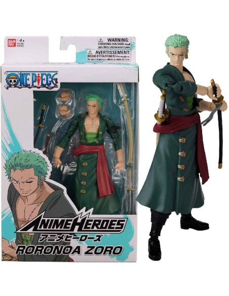 FIGURA RORONOA ZORO ANIME HEROES ONE PIE