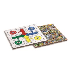 TABLERO PARCHIS-OCA DE MADERA CON ACCESO