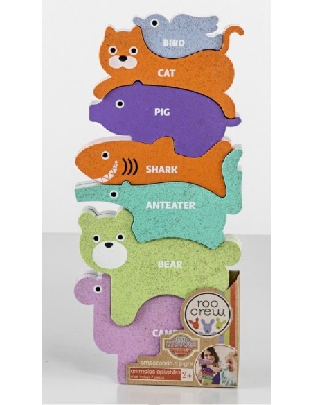 PUZZLE ANIMALES APILABLES 7 PIEZAS (SURT