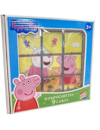 ROMPECABEZAS PEPPA PIG 9 CUBOS