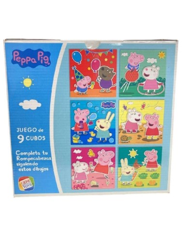 ROMPECABEZAS PEPPA PIG 9 CUBOS