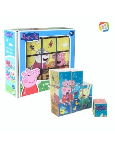 ROMPECABEZAS PEPPA PIG 9 CUBOS