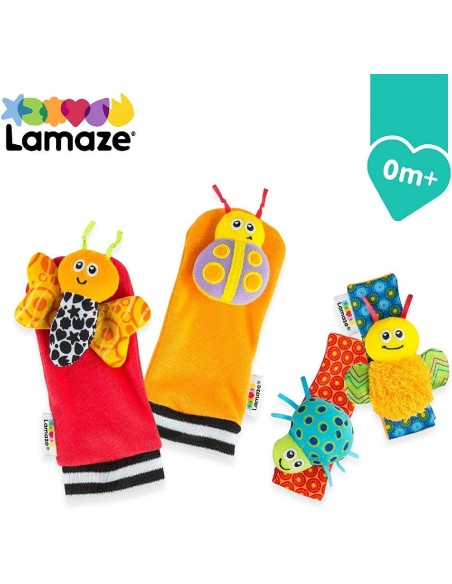 SONAJEROS MUÑECA Y CALCETINES LAMAZE