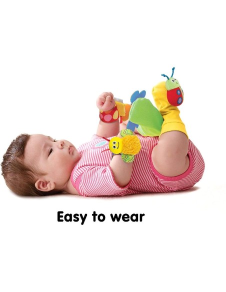 SONAJEROS MUÑECA Y CALCETINES LAMAZE