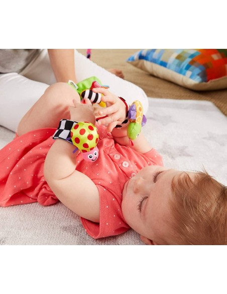 SONAJEROS MUÑECA Y CALCETINES LAMAZE