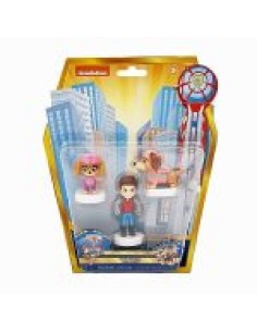 PATRULLA CANINA FIGURA CON SELLO PACK DE 2
